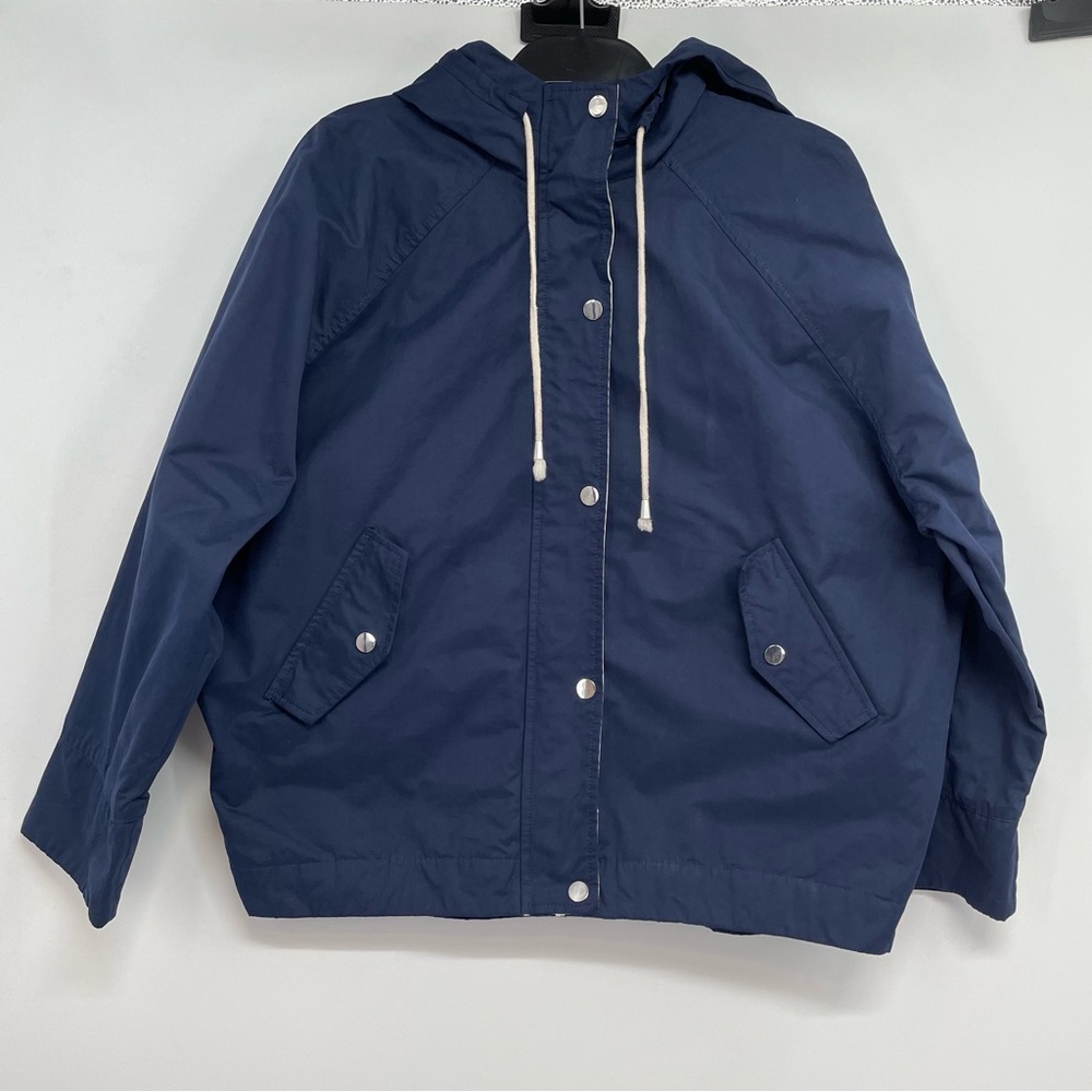 Time For Me Women’s jacket size M Blue full zeep Hooded